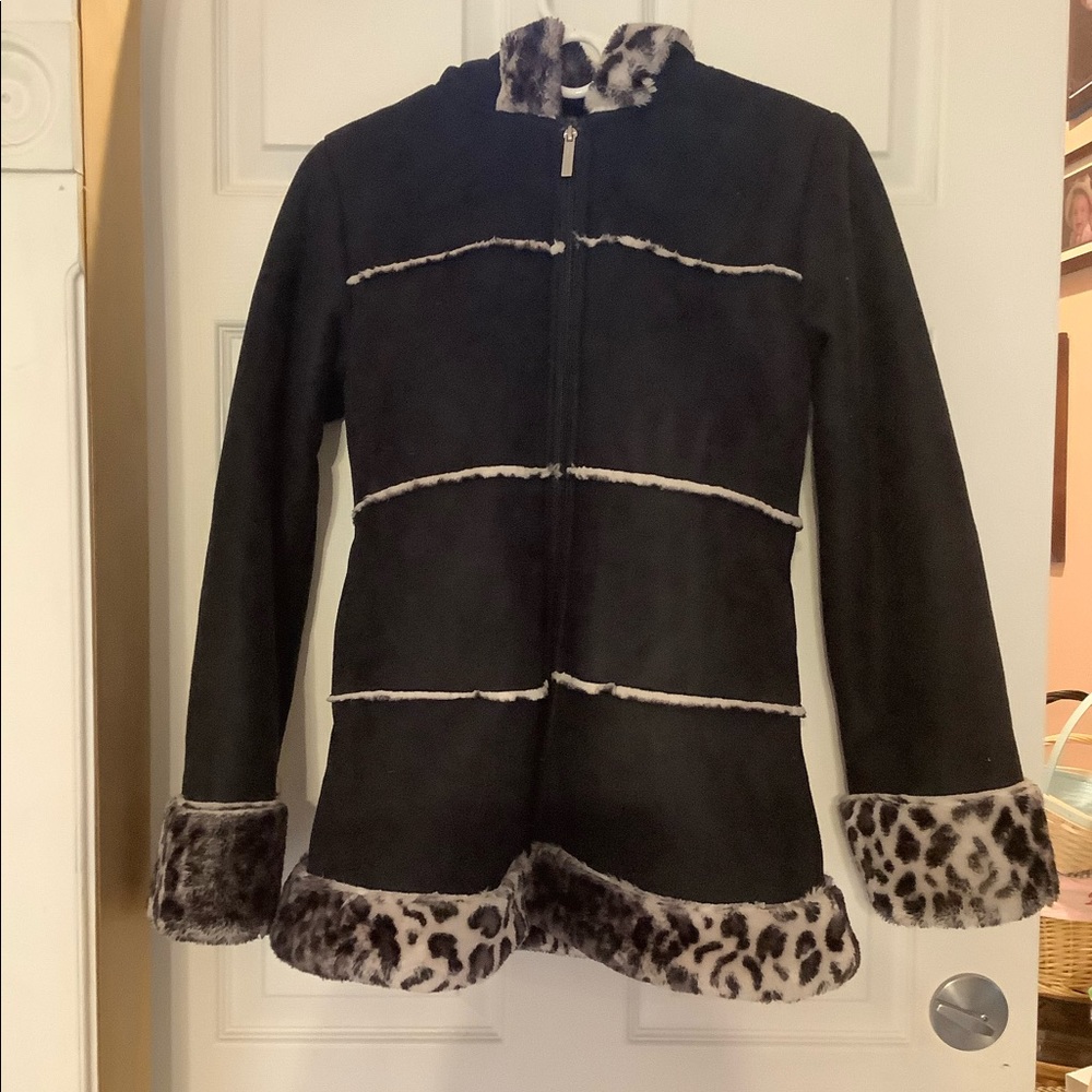 Limited too- kids leopard print winter jacket🧥